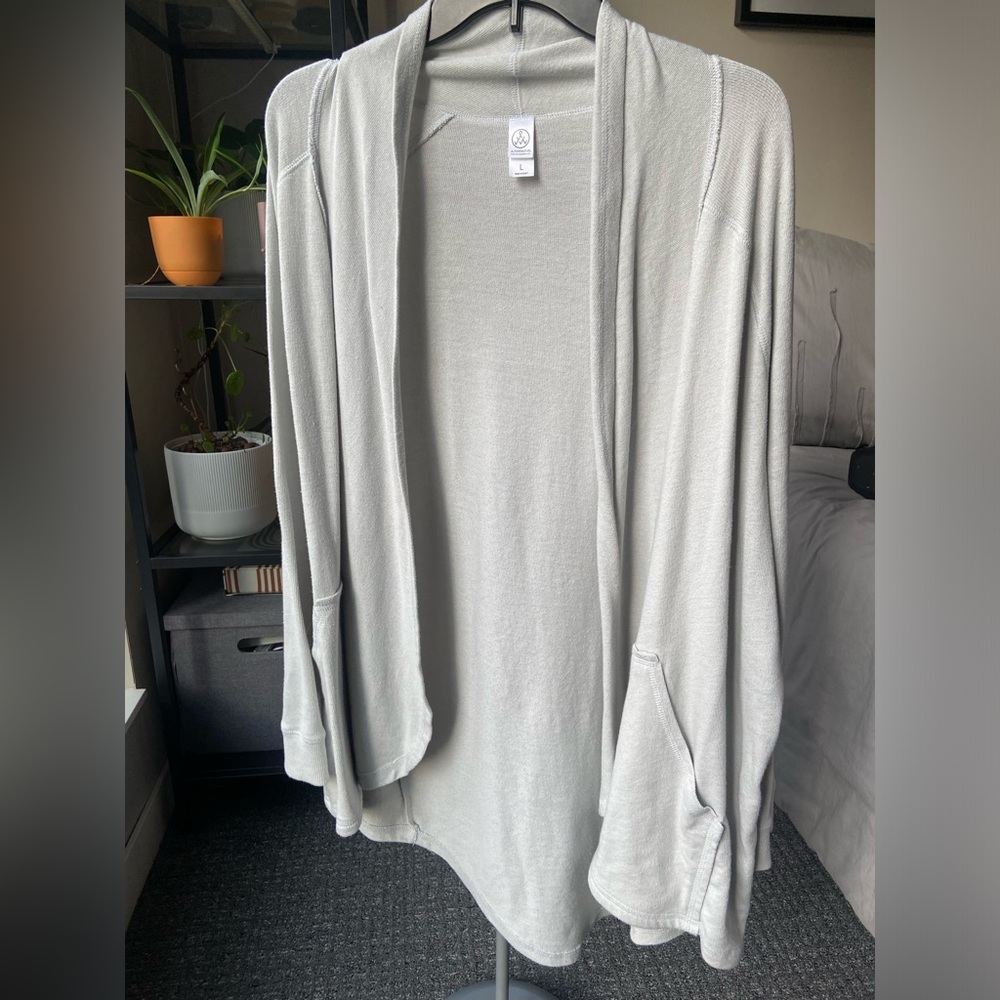 Grey cardigan